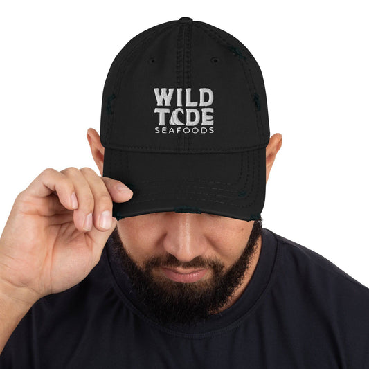 Wild Tide Seafoods Distressed Dad Hat - Wild Tide Seafoods