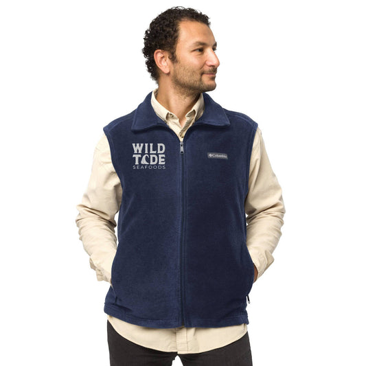 Wild Tide Seafoods Men’s Columbia fleece vest - Wild Tide Seafoods