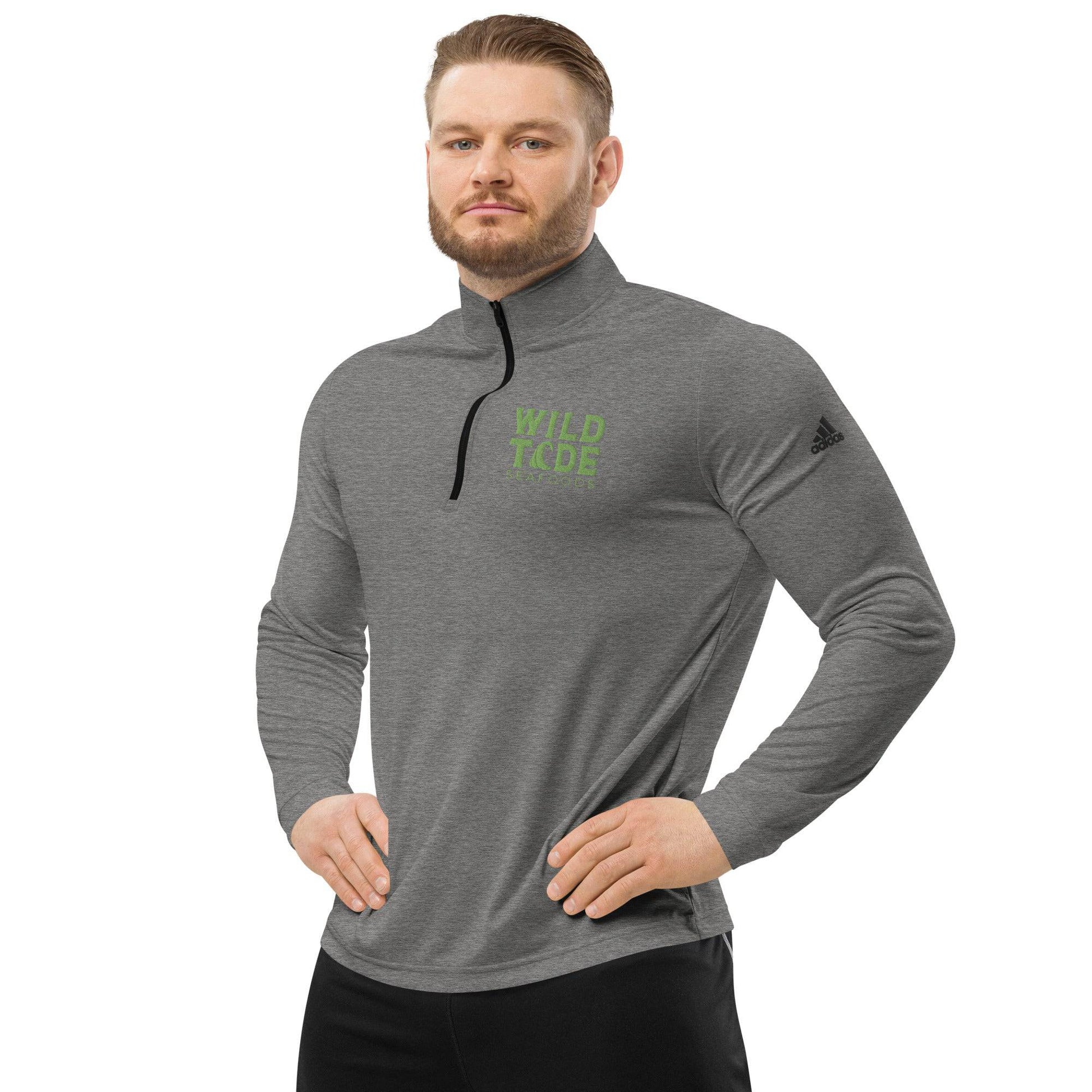 Wild Tide Seafoods Quarter zip pullover - Wild Tide Seafoods